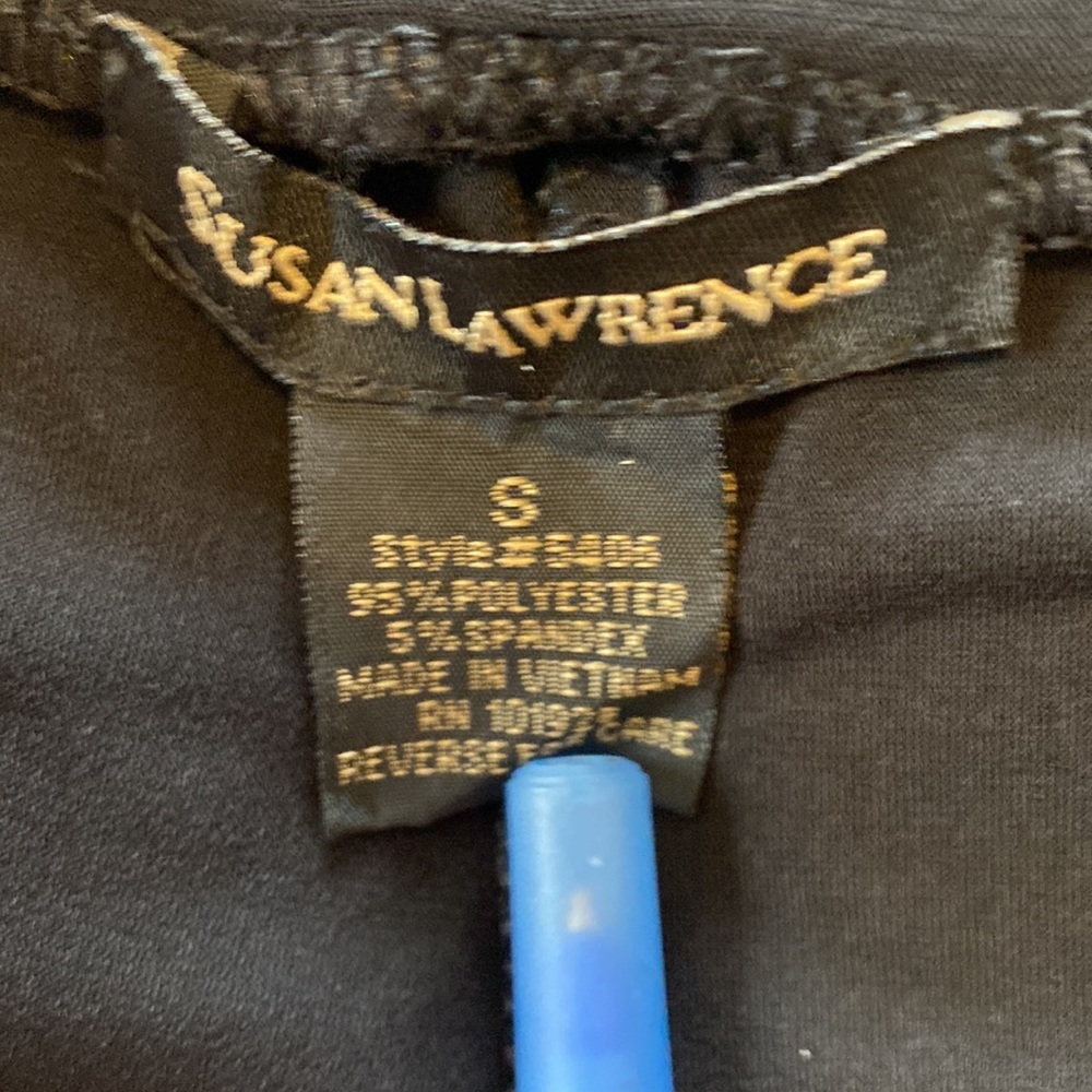EUC (like new) black Susan Lawrence lounge pants size small - Picture 3 of 7